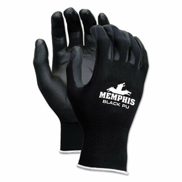 Eat-In CR  Economy PU Coated Work Gloves-Black - X-Small EA3751560